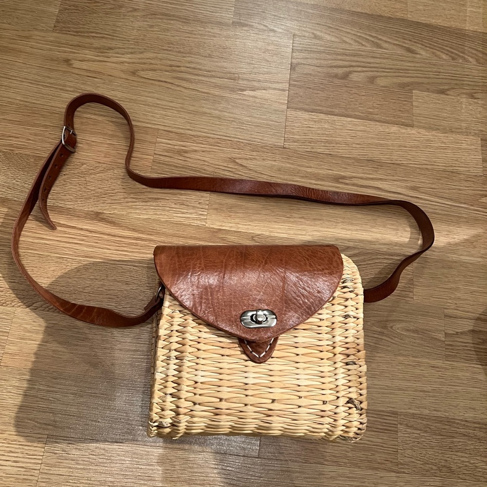 Handmade basket bag